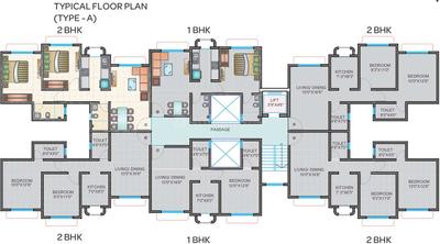 Project Image of 610.0 - 820.0 Sq.ft 1 BHK Apartment for buy in Ecohomes Greens