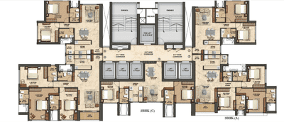 Project Image of 1150 Sq.ft 3 BHK Apartment / Flat for sale in Parel for Rs. 56000000