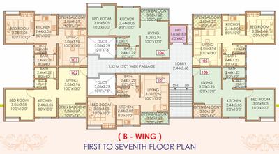 Project Image of 391.0 - 419.0 Sq.ft 1 BHK Apartment for buy in BG Vrundavan Park