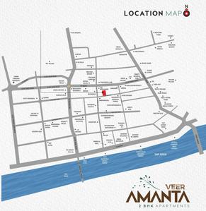 Project Image of 694.49 - 712.89 Sq.ft 2 BHK Apartment for buy in Veer Amanta