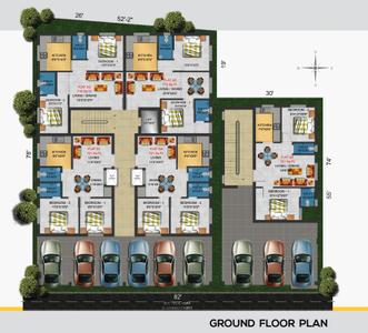 Project Image of 558.0 - 1169.0 Sq.ft 2 BHK Apartment for buy in Four Dublin Square