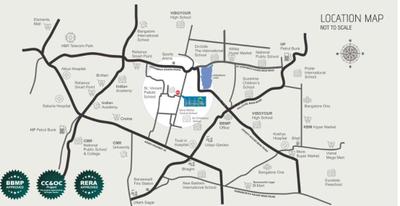 Project Image of 1203 Sq.ft 2 BHK Apartment / Flat for sale in Hennur for Rs. 9864600