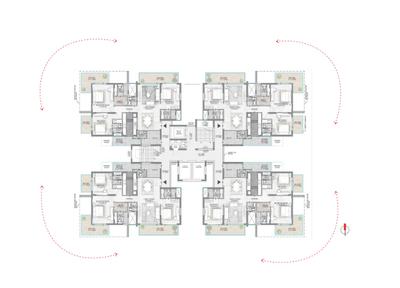 Project Image of 2400.0 - 2800.0 Sq.ft 3 BHK Apartment for buy in M3M Opus At M3M Merlin
