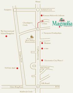 Project Image of 756.27 - 937.06 Sq.ft 2 BHK Apartment for buy in Vakil Magnolia