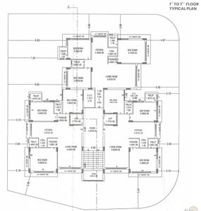 Project Image of 897.6 - 940.87 Sq.ft 3 BHK Apartment for buy in Uma Uma Skyz