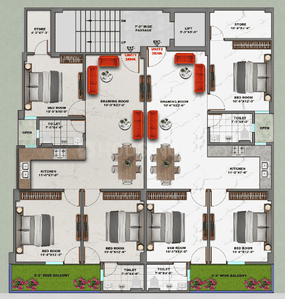 Project Image of 1400 Sq.ft 3 BHK Apartment / Flat for sale in Sector 73 for Rs. 6000000