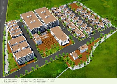 Project Image of 998.0 - 1146.0 Sq.ft 2 BHK Apartment for buy in Serene Rose