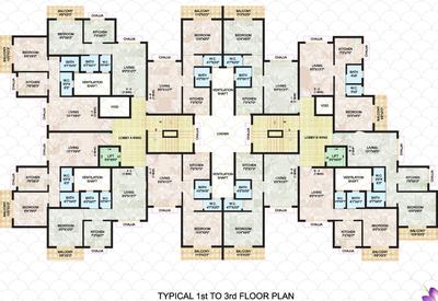 Project Image of 326.9 - 357.47 Sq.ft 1 BHK Apartment for buy in Ekdant Residency