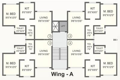 Project Image of 590.0 - 1310.0 Sq.ft 1 BHK Apartment for buy in Agarwal Meadows