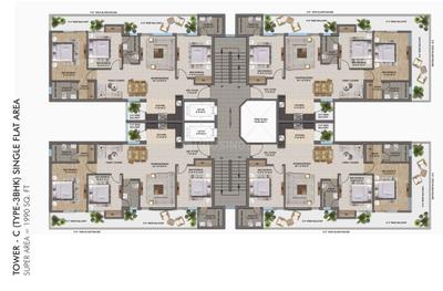 Project Image of 1750.0 - 2290.0 Sq.ft 3 BHK Apartment for buy in Urban Nest The Zirk