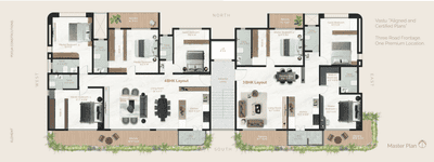 Project Image of 2470.0 - 3068.0 Sq.ft 3 BHK Apartment for buy in Pooja Element