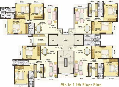 Project Image of 732.0 - 879.0 Sq.ft 2 BHK Apartment for buy in Kamala Matrubhumi