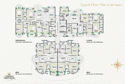 Project Image of 1890.0 - 3396.0 Sq.ft 3 BHK Apartment for buy in Paras Emperor