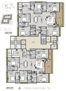Project Image of 1911.0 - 6203.0 Sq.ft 3 BHK Apartment for buy in Avadh Ercole