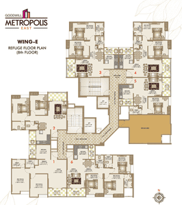 Project Image of 741.0 - 957.0 Sq.ft 2 BHK Apartment for buy in Choice Goodwill Metropolis East