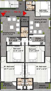 Project Image of 1100 Sq.ft 2 BHK Apartment / Flat for sale in Noida Extension for Rs. 5800000