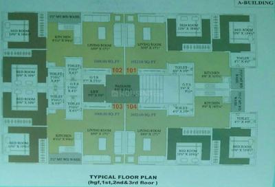 Project Image of 542.07 - 543.04 Sq.ft 2 BHK Apartment for buy in Vimlaben Dhirubhai Siddheshwar Residency