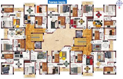 Project Image of 1022.0 - 1441.0 Sq.ft 2 BHK Apartment for buy in Hansa Gems Park
