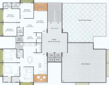 Project Image of 606.0 - 811.0 Sq.ft 2 BHK Apartment for buy in Sai Krishna Icon