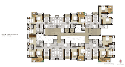 Project Image of 1065.0 - 1256.0 Sq.ft 2 BHK Apartment for buy in Shreeji Sky Greens