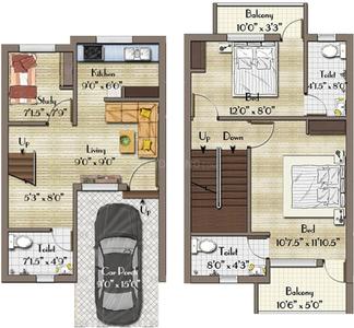 Project Image of 400.0 - 1220.0 Sq.ft 1 BHK Apartment for buy in Annai Avantika Villas
