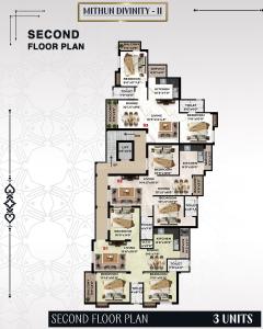 Project Image of 911.0 - 1210.0 Sq.ft 2 BHK Apartment for buy in Mithun Divinity