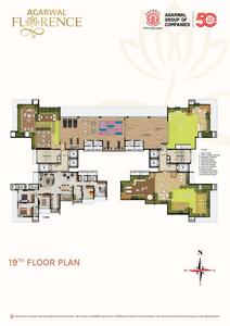 Project Image of 628.18 - 915.04 Sq.ft 2 BHK Apartment for buy in Agarwal Florence