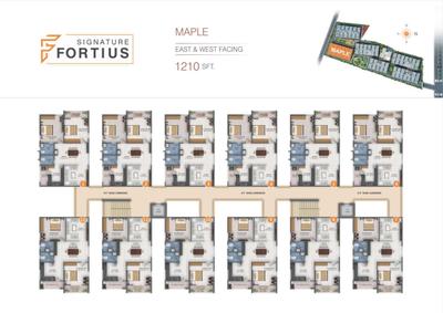 Project Image of 0.0 - 1210.0 Sq.ft 2 BHK Apartment for buy in Signature Fortius