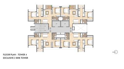 Project Image of 931.94 - 1112.34 Sq.ft 3 BHK Apartment for buy in Lodha Kandivali Project Tower 2