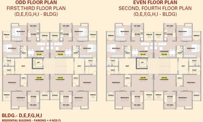 Project Image of 426.0 - 524.0 Sq.ft 1 BHK Apartment for buy in Namrata Aikonic A to I Building