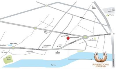 Project Image of 1338.0 - 1919.0 Sq.ft 3 BHK Apartment for buy in Hi Speed Freedom Towers