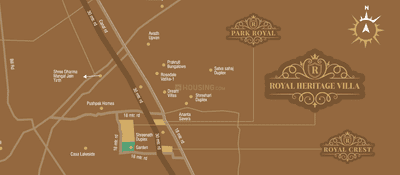 Project Image of 1574.44 - 1771.63 Sq.ft 5 BHK Villa for buy in Vedant Royal Heritage Villa