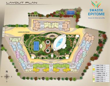Project Image of 0.0 - 539.0 Sq.ft 2 BHK Apartment for buy in Swastik Epitome Building 1 Phase III 15 To 21 Floors