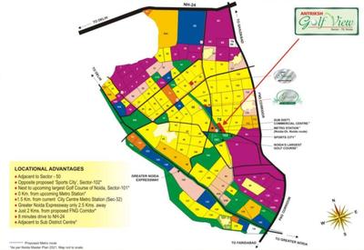 Project Image of 1010.0 - 3375.0 Sq.ft 2 BHK Apartment for buy in The Antriksh Golf View