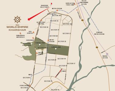 Project Image of 743.89 - 1798.97 Sq.ft 2 BHK Apartment for buy in Paradise Sai World Empire Phase IV