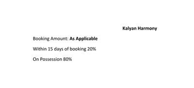 Project Image of 980.0 - 1680.0 Sq.ft 2 BHK Apartment for buy in Kalyan Harmony