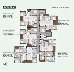 Project Image of 2374.0 - 6120.0 Sq.ft 3 BHK Apartment for buy in Manglam Rambagh