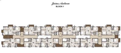Project Image of 457.0 - 837.0 Sq.ft 1 BHK Apartment for buy in Jain Antara
