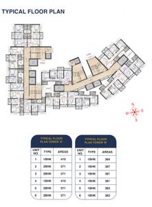 Project Image of 256.0 - 571.0 Sq.ft 1 RK Apartment for buy in Shraddha Palacious