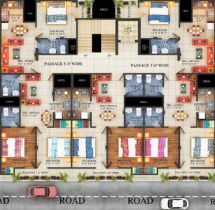 Project Image of 550.0 - 850.0 Sq.ft 1 BHK Apartment for buy in ABCZ East Sapphire