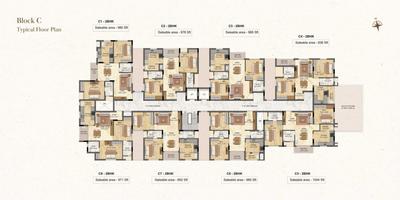 Project Image of 936.0 - 1355.0 Sq.ft 2 BHK Apartment for buy in Bharath Springs