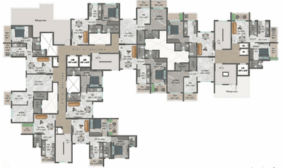 Project Image of 328.73 - 469.0 Sq.ft 1 BHK Apartment for buy in Sarvam