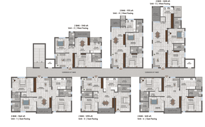 Project Image of 1140.0 - 1610.0 Sq.ft 2 BHK Apartment for buy in NNK Aarna