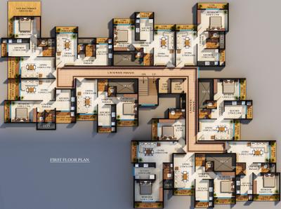 Project Image of 290.0 - 603.0 Sq.ft 1 RK Apartment for buy in Magnus Pride