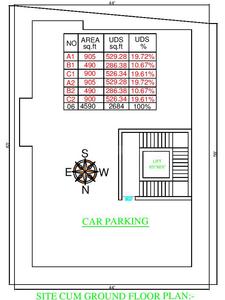Raj Chamunda Prakash Smruti Ground Floor Prakash Smruti Cluster Plan 1