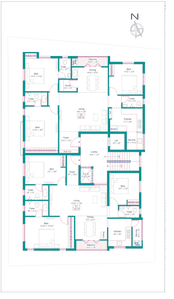 Sai Chenthur Flats Chenthur Flats Cluster Plan for 3rd Floor 1