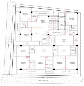 Project Image of 1380.88 - 1522.1 Sq.ft 2.5 BHK Apartment for buy in Pratibha Apartment