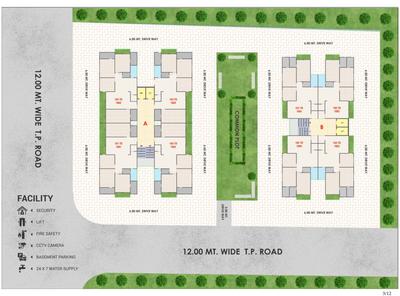 Project Image of 1191.13 - 1515.67 Sq.ft 3 BHK Apartment for buy in Aakshar Royal Relexa