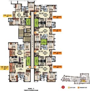 Project Image of 476.0 - 2663.0 Sq.ft 1 BHK Apartment for buy in Sidharth Upscale