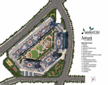 Project Image of 643.58 - 680.82 Sq.ft 2 BHK Apartment for buy in Nanded City